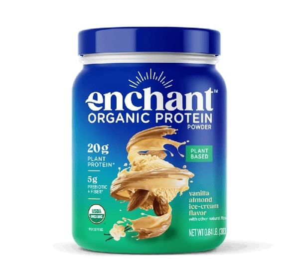 Enchant Brands Vanilla Almond Organic Protein Powder Reviews