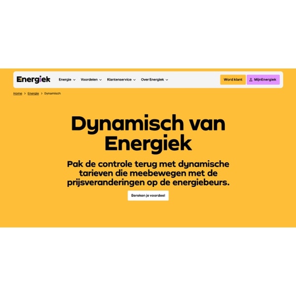 Energiek Dynamisch energiecontract Beoordeling