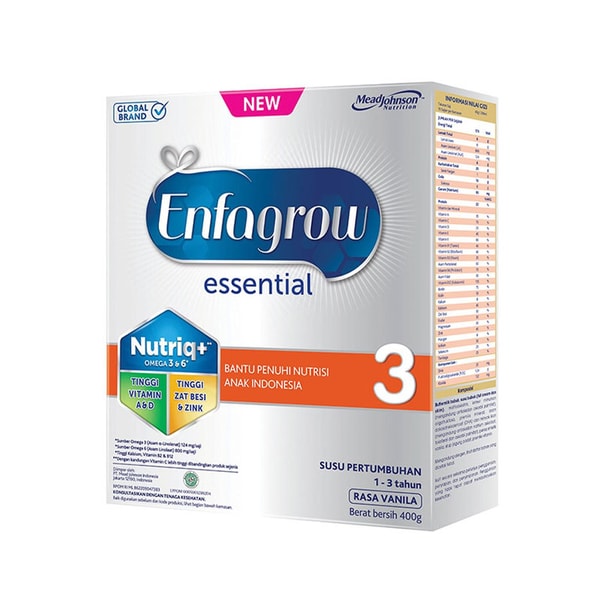 Enfa A+ Enfagrow Essential 3 Susu Vanila Box - 400g Ulasan