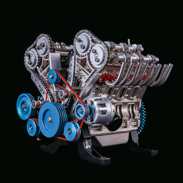 Engine DIY Kit V8 Engine Model Kit Review
