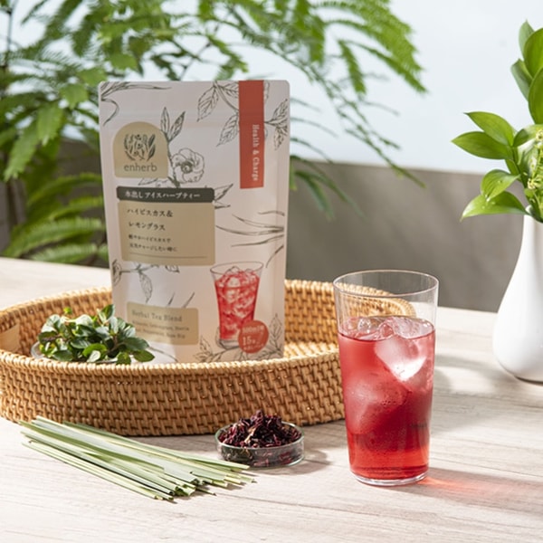 enherb 水出しアイスハーブティー ハイビスカス＆レモングラス レビュー