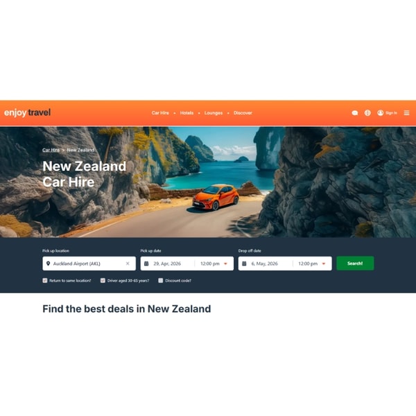 Enjoy Travel New Zealand Car Hire Review