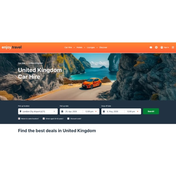 Enjoy Travel United Kingdom Car Hire Review