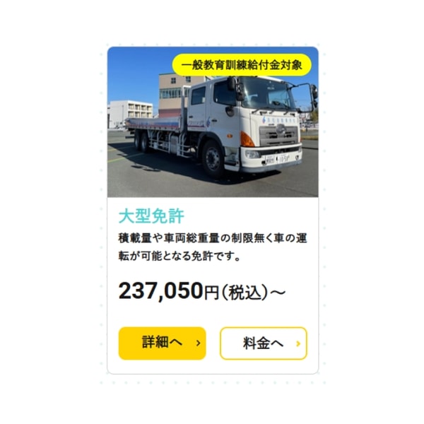 Entetsu Jidosha Gakko Group 大型免許合宿プラン レビュー