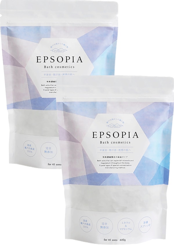 EPSOPIA Bath Salt 600g&times;2個セット Review