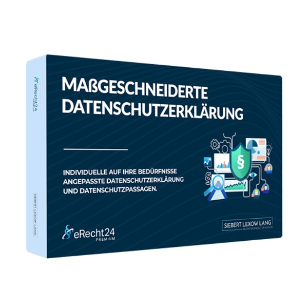 eRecht24 Datenschutz Generator Bewertung