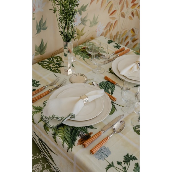 Esencial Hogar Botanical Print Rectangular Tablecloth Review