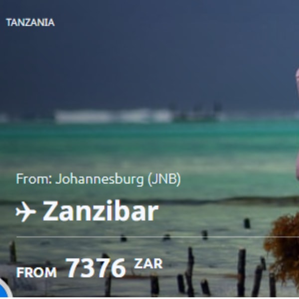 eSky Flight to Zanzibar review