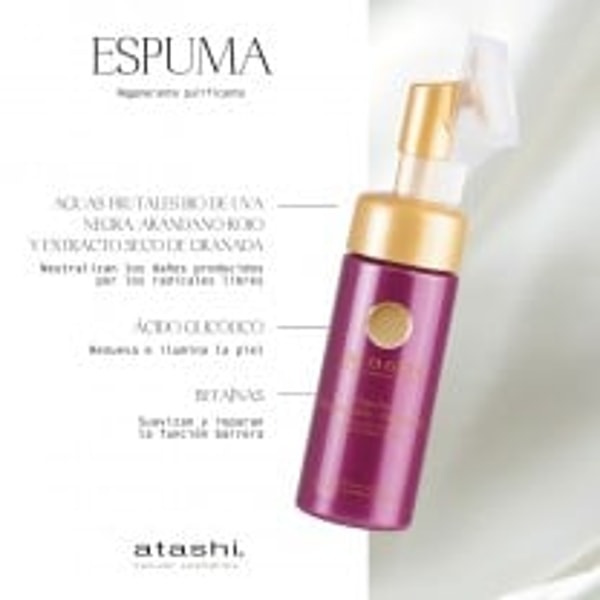 Atashi Cellular Espuma Limpiadora Facial Antioxidante Rese&ntilde;a