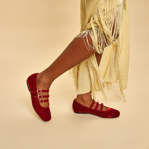 Esska Shoes Ilo Velvet Burnt Orange Review