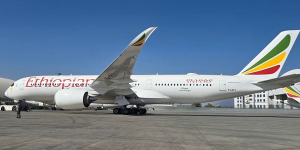 Ethiopian Airlines Business Class &alpha;&xi;&iota;&omicron;&lambda;ό&gamma;&eta;&sigma;&eta;