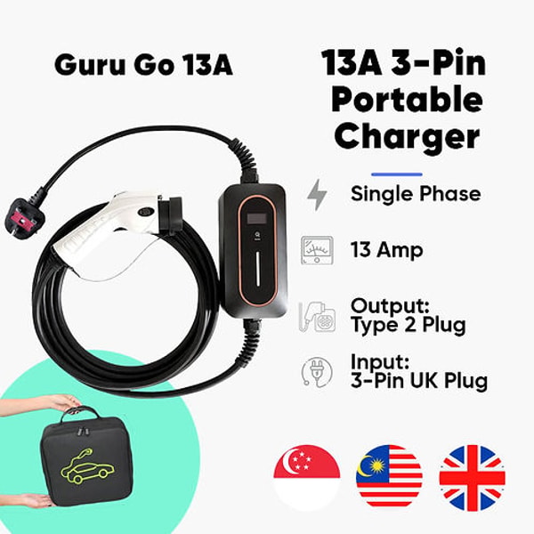 EV Charging Stations 13A Portable EV Charger Ulasan