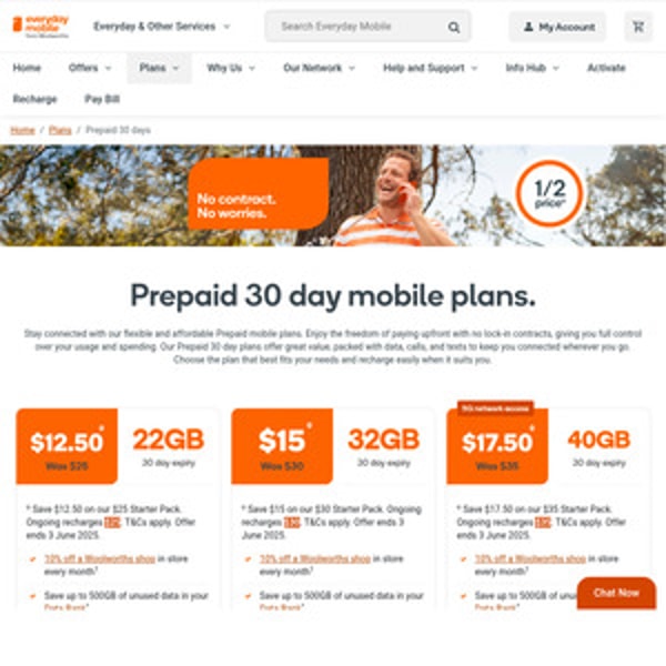 Everyday Mobile Prepaid 30 Days Plan Review