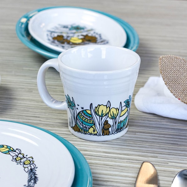 Everything Kitchens Fiesta 15oz Tapered Mugs (Set of 4) Easter Enchantment Review