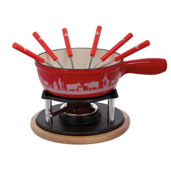 Fackelmann Service &agrave; fondue au fromage 6 personnes Rotel Swiss Tradition Avis
