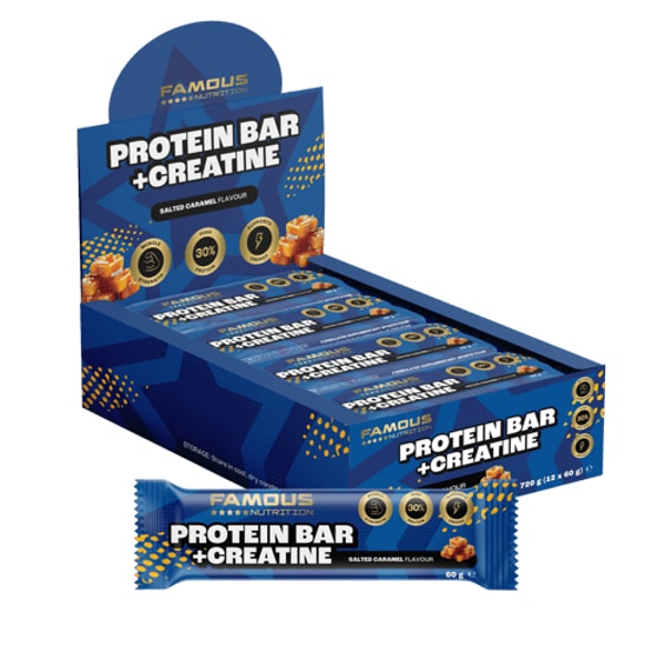 Famous Nutrition Protein Bar + Creatine Review