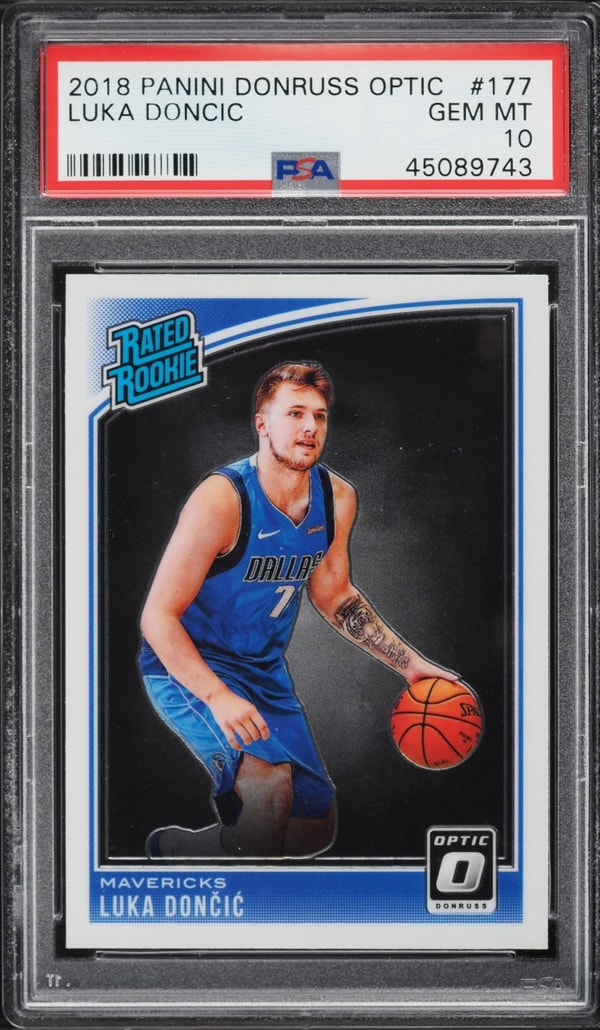 Fanatics Collect 2018 Donruss Optic Luka Doncic ROOKIE #177 PSA 10 GEM MINT Review