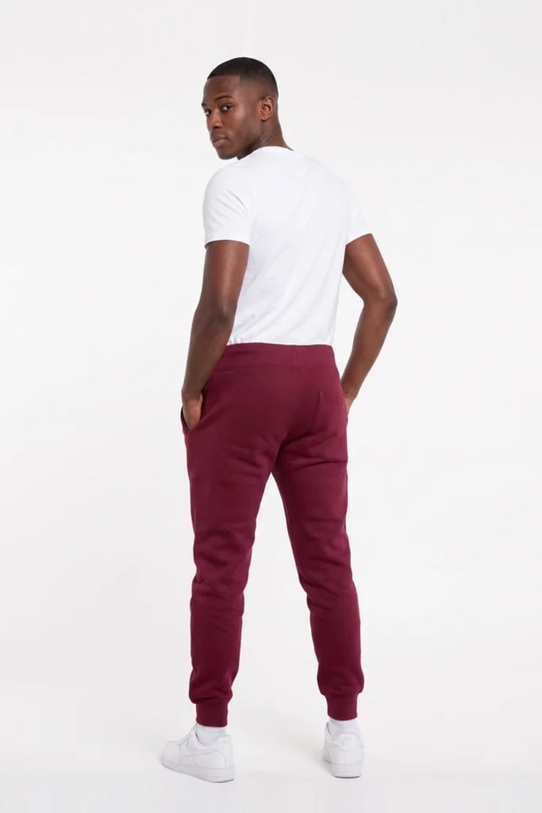 Fanatyco USA PitchCore Fleece Joggers in Burgundy Review