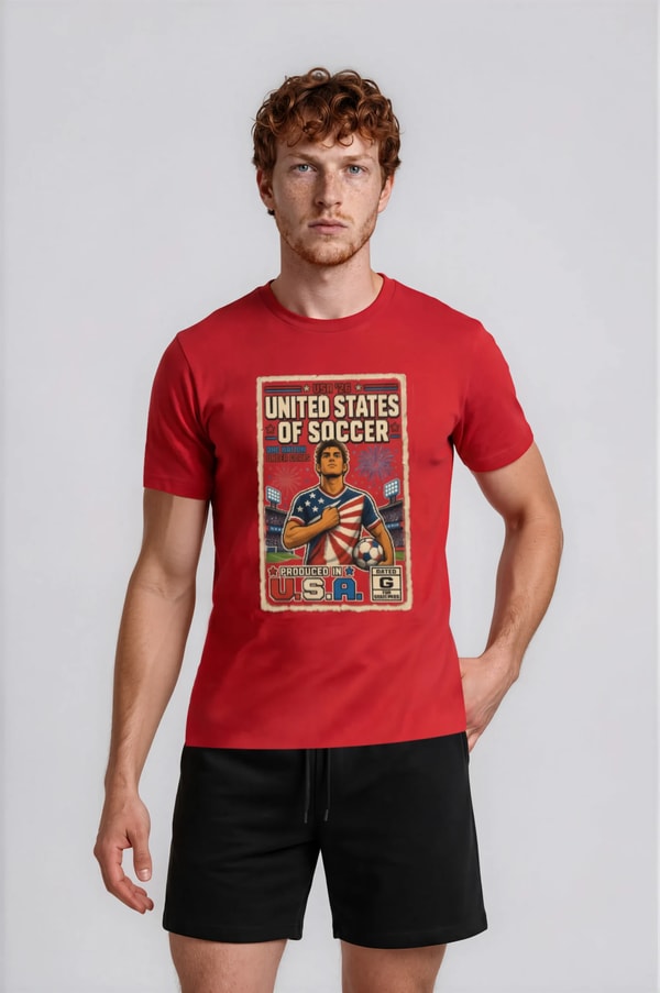Fanatyco USA Highlight Moment Short Sleeve T Shirt in Red Review