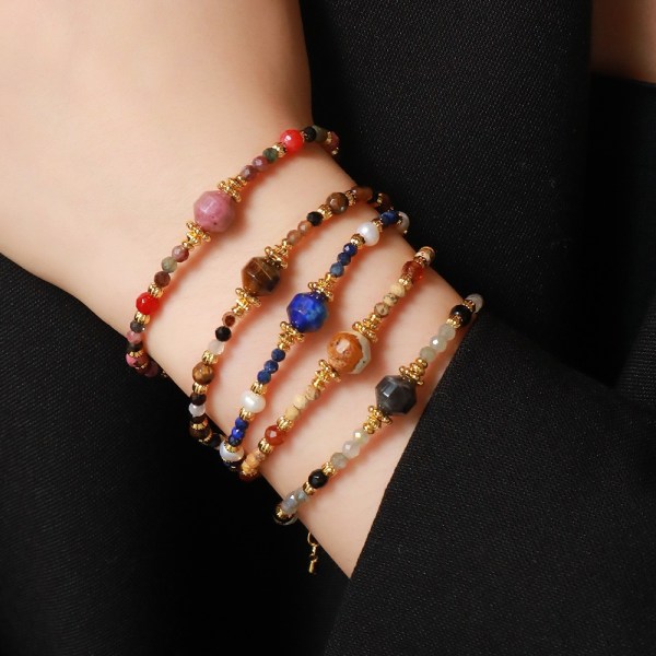 Fang Accessories 5-Piece Natural Stone Bracelet Set Review