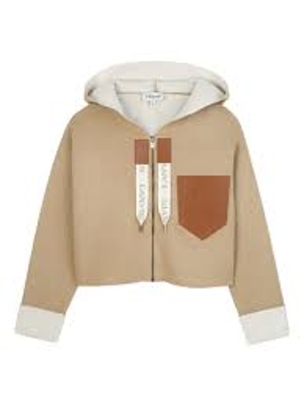 Farfetch Lanvin Enfant Cropped Hooded Cardigan Avis