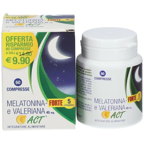Melatonina Act 1Mg + Valeriana 5 Complex Recensione