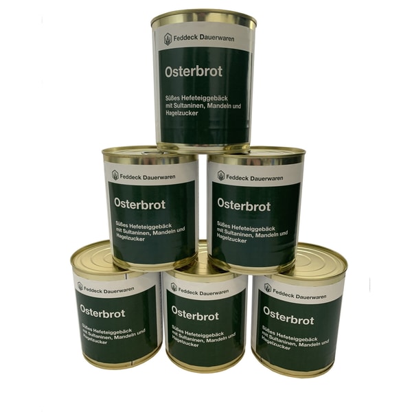 Feddeck Dosenbrot Osterbrot Bewertung