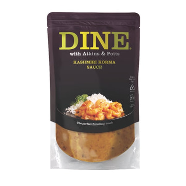 Fennel & Ginger DINE with Atkins & Potts Kashmiri Korma Sauce (350g) Review