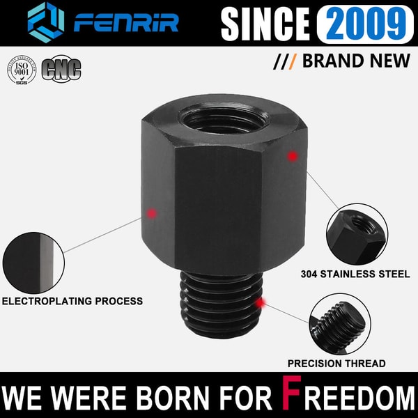 FENRIR M10XP1.25 Motorcycle Mirror Extensions Review