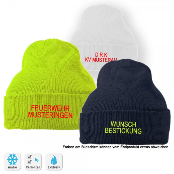 Feuerwehrstore Winterm&uuml;tzen mit Wunsch-Bestickung Bewertung