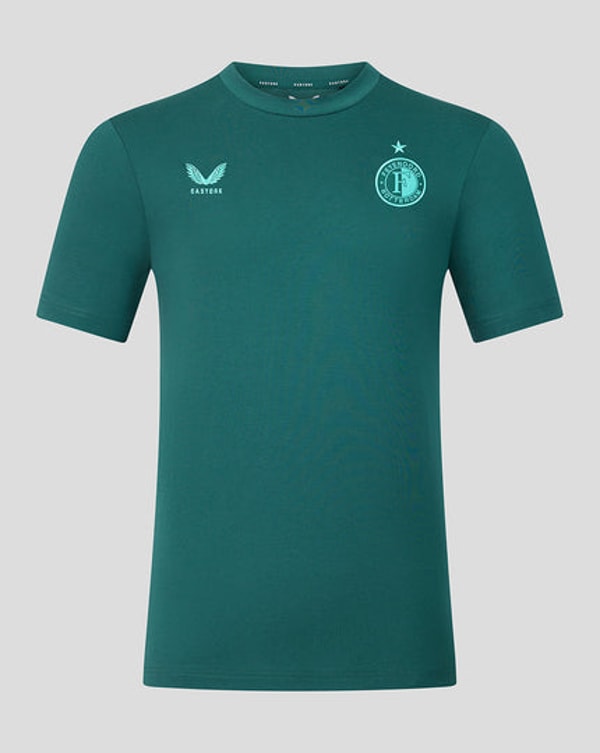 Feyenoord Travel 2026-2027 T-Shirt - Mannen - Groen Beoordeling