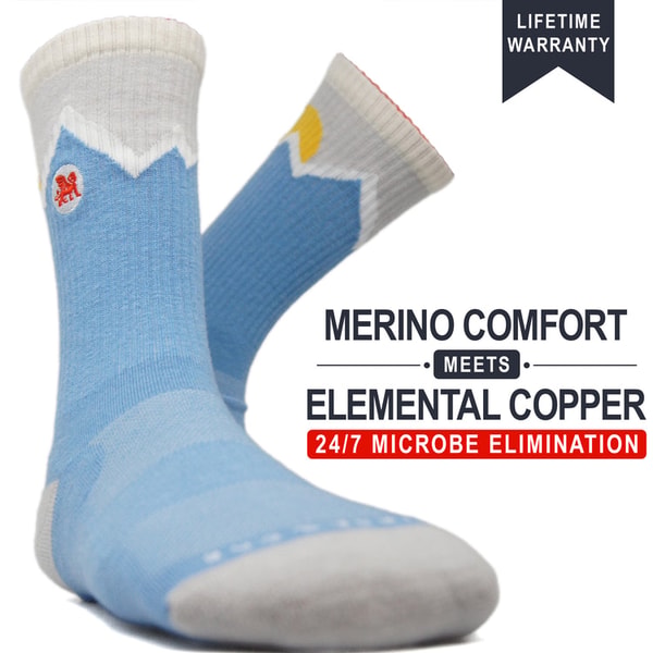 Fiber & Ore Fresh Peaks Merino Wool Socks Review