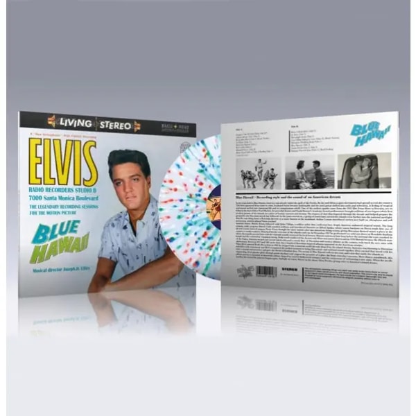 Fifties Store Elvis Presley - Blue Hawaii Radio Recorders Studio B Sessions (Splatter Vinyl) LP Review