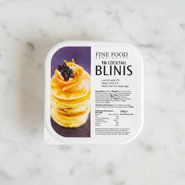 Fine Food Specialist Cocktail Blinis Review