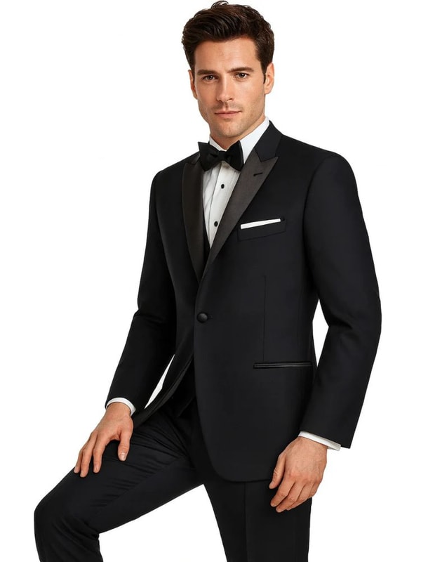 Fine Tuxedos Men's 1 Button Peak Tuxedo Review