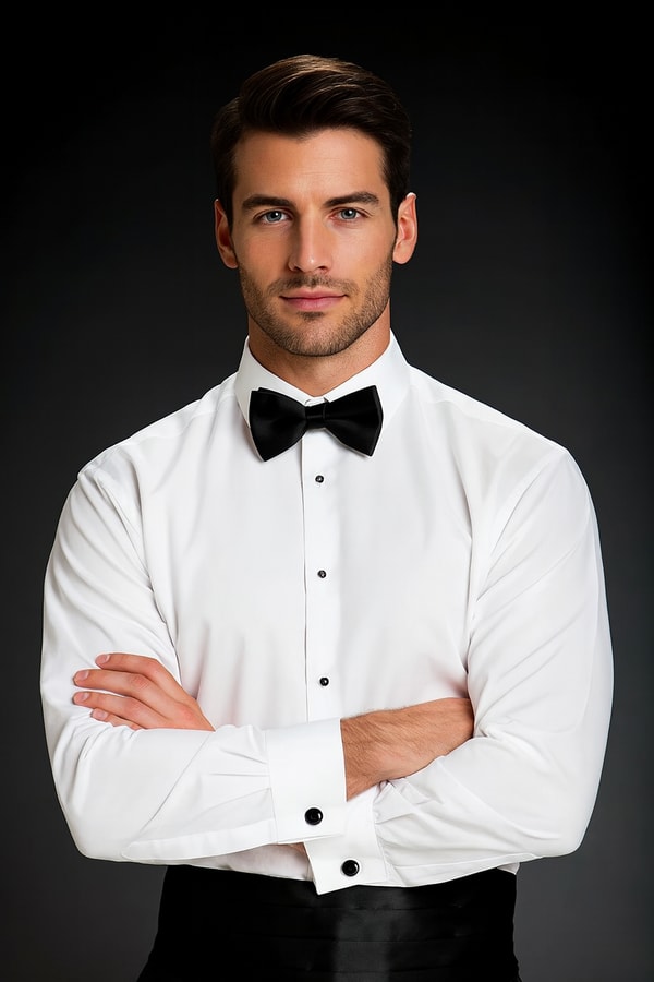 Fine Tuxedos White Non-Pleated Tuxedo Shirt Review
