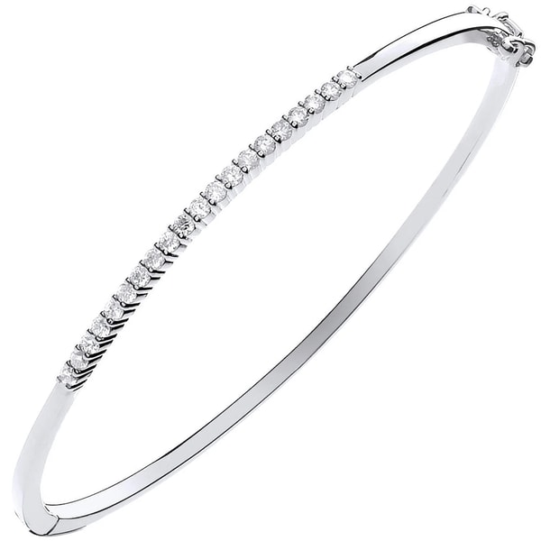 Finediam 0.50 Ct Diamond Claw Bangle Review