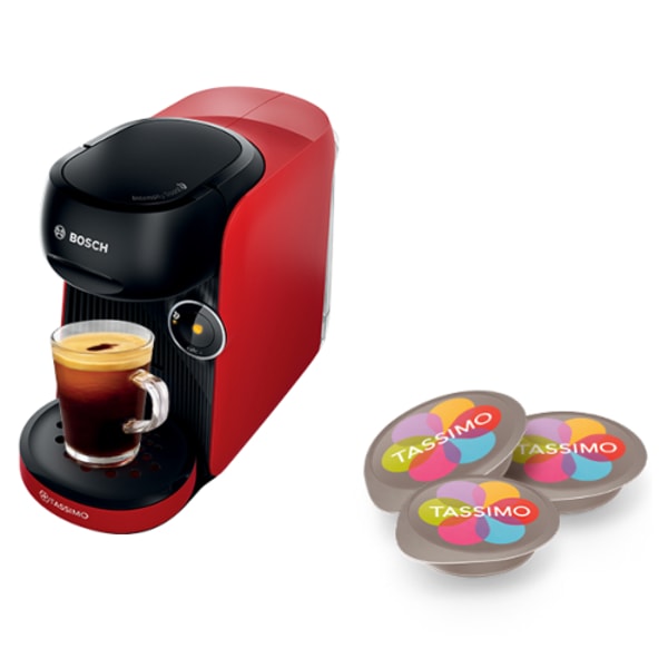 Tassimo Finesse Roja + 8 packs Los Favoritos Rese&ntilde;a