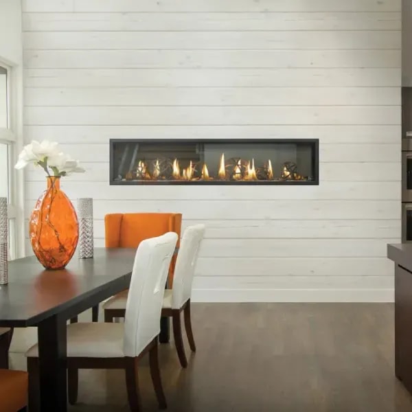Fireplace Deals Napoleon Luxuria 74 Direct Vent See-Through Gas Fireplace Reviews