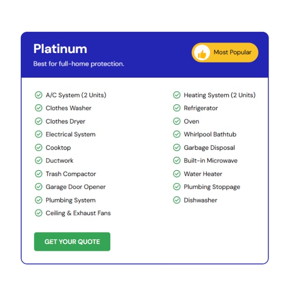 First Premier Home Warranty Platinum Plan Reviews