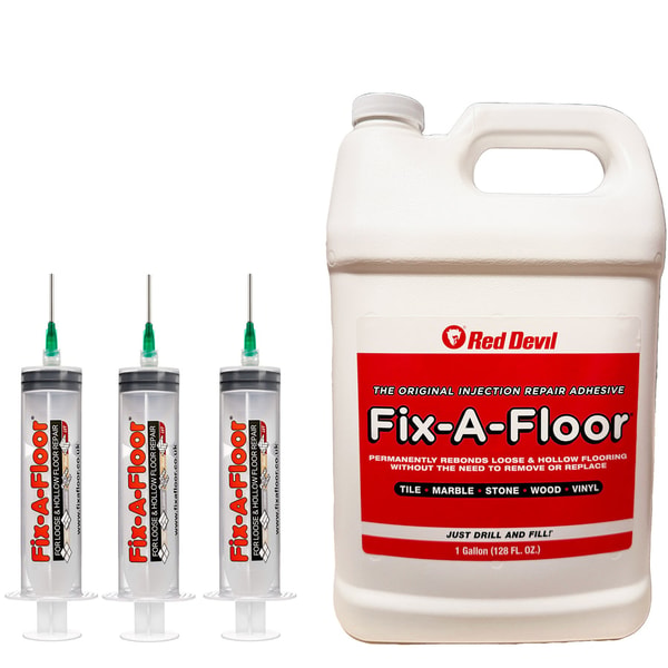 Fix-A-Floor 3.8 Litre Gallon Tub With 3 x 60ml Syringe Applicator Kits Review