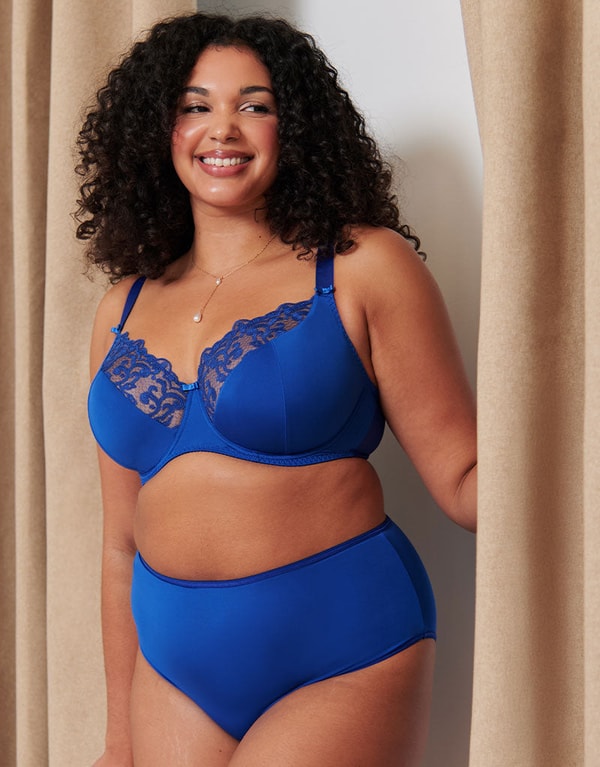 Brastop Flirtelle Swirl Balcony Bra Cobalt Blue Review
