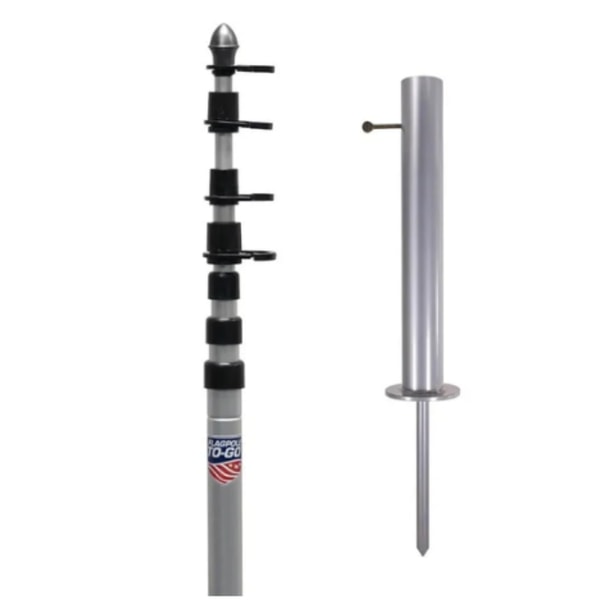Flagpole To-Go 20' Ultimate Backyard and Beach Flag Pole Kit Review