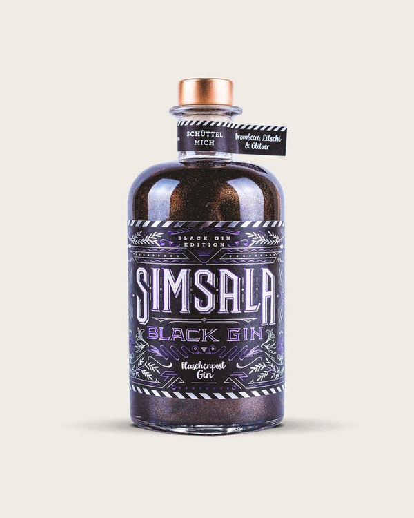 Flaschenpost Gin Simsala Black Gin Bewertung