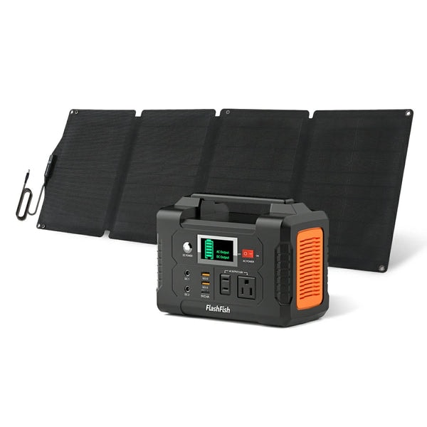 Flashfish E200 Portable Power Station +YSP60W Portable Solar Panel Review
