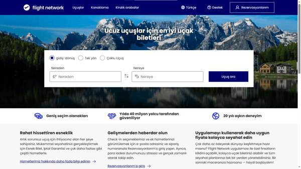 Flight Network U&ccedil;uşları İncelemesi
