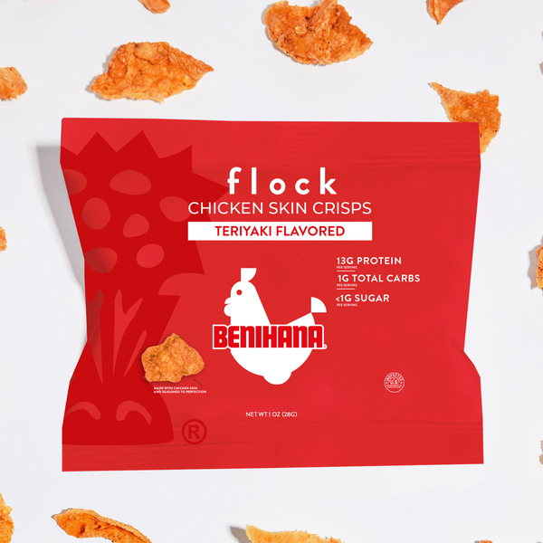 Flock Foods Teriyaki Chicken Skin Crisps Review