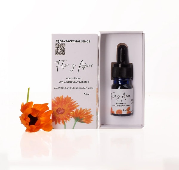 Flor y Amor Calendula & Geranium Facial Oil Rese&ntilde;a