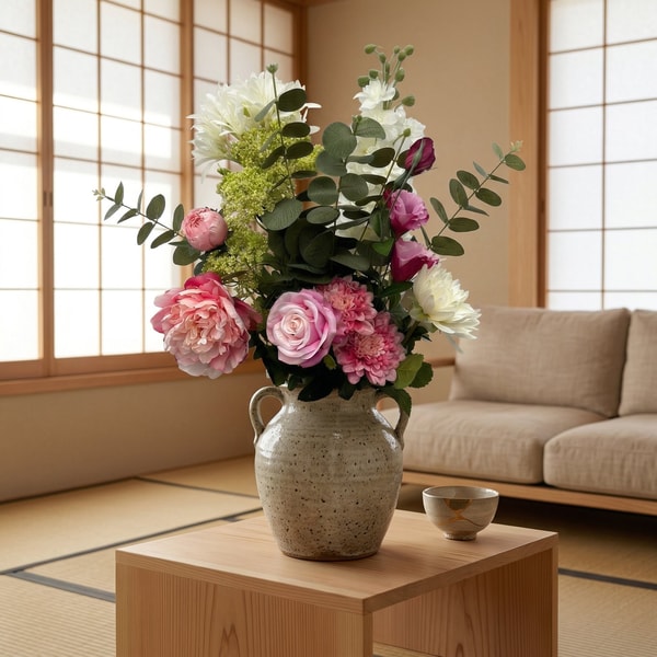 Florafy Kunstbloemen Zijden Boeket Pink Elegance Beoordeling