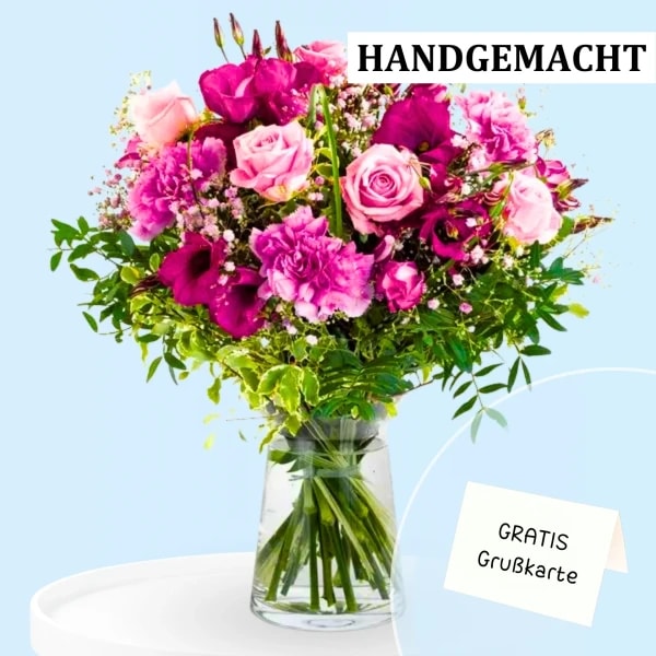 Flowers Deluxe Blumenstrau&szlig; Rosa Paradies Bewertung